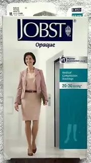 NEW Jobst Medical X Large Knee High Compression Stockings OT 20-30 mmHg* Natural