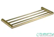 PLD Cove Towel Shelf Brushed Brass CVBBTS