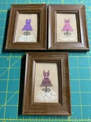 Mini Dress Collection - Framed Cross-stitch