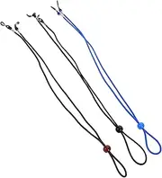[SAFIGLE] Elegant Glasses Hanging Chain 3pcs Eyeglass Cord for Men Women Adjustable Glasses Retainer Strap Bead