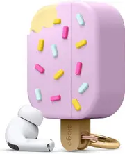Ice Cream AirPods Pro Case with Keychain Designed for Apple AirPods PRO Case (Blueberry)