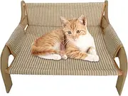Cat Hammock Bed - Dog Bed Cat Hammock Couch,Breathable Furniture Cooling Lounge Chair Dog Sofa for Kitten Small Dogs Summer Outdoor Living Room Bedroom Sleeping