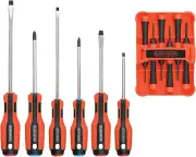 BLACK+DECKER Magnetic Screwdriver Set, Phillips, Flat Head, and Precision Screwd