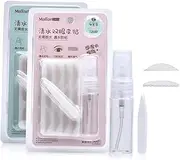 minkissy 1 Pack Lace Double Eyelid Sticker Adhesive Eyelid Strips Makeup Eyelid Tape Invisible Eyelid Tape Double Side Eyelid Tape Eye Lift Strips Light and Thin Travel Eye Patch
