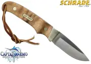 SCHRADE OLD TIMER LARGE PRO HUNTER SKINNING KNIFE WITH LEATHER SHEATH PHW