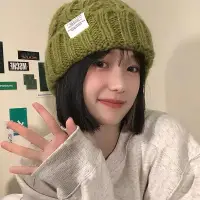 在飛比找蝦皮商城精選優惠-【✨現貨速髮✨】帽子假髮女2022新款秋冬毛綫帽大頭圍寬鬆仿