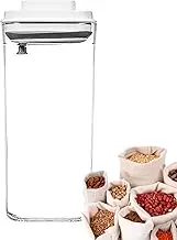 Vacuum Coffee Container | Food Coffee Bean Vacuum Storage | Kitchen Supplies, Pantry Organization, Stackable Travel Snack Holder For Flour Cereal Seasoning