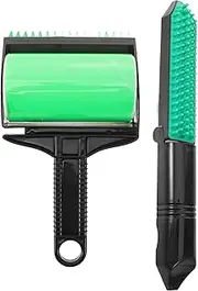 GREENADSCAPE Washable Lint Roller Set Travel Size Pet Hair Remover Reusable Sticky Lint Roller for Home Use Color for Clothes and Furniture Cleaning