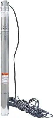 Deep Well Submersible Pump 0.5HP 220V/60Hz 4.4gpm Flow 164ft Head Bore Steel