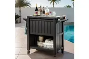 Gardeon Outdoor Storage Cabinet Box 80L Ice Bucket Cooler Rolling Serving Cart Kitchen Trolley