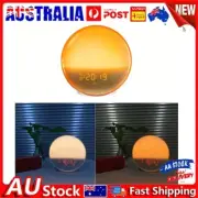 Nature Wake Up Light Alarm Clock With Sunrise/Sunset Alarms FM Radio Night Light