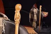 Octopus Walking Stick Cane Handmade Wooden Stick Unique Handicrafts Work of Art by Blackperlcrafts