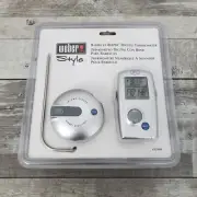 Weber Style 32908 BBQ Digital Thermometer Silver Wireless 433 MHz Meat Grill