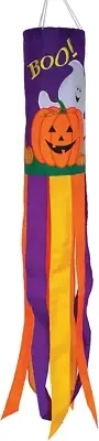 5056 Boo Halloween Holiday Windsock, 40-Inch
