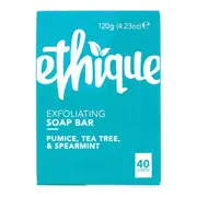 Ethique Exfoliating Soap Bar - Pumice, Tea Tree & Spearmint