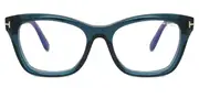 Tom Ford FT5909-B Blue-Light Block 092 Women’s Glasses Blue Size 53 - Private Health Rebate - Blue Light Block Available