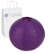 12 pcs 6" inch Chinese Paper Lantern - Purple - Wedding Party Event we