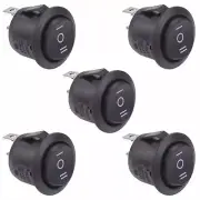 5 x On-Off-(on) Momentary Round Rocker Switch SPST