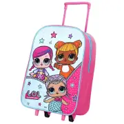 LOL Surprise Foldable Trolley Cabin Bag Dolls Travel Luggage Girls Pink
