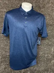 Ben Hogan Performance Polo Men S Golf Blue Paisley Peacoat Stretch Print