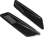 2x W204 Car Front Bonnet Hood Vent Air Vents Scoop Duct Louver Cover Compatible For Benz W204 C63 W205 W207 W212 W213 AMG Sedan Coupe