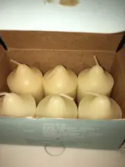 NIB Partylite White Gardenia Truffle Scented Votive Candles 6 pack
