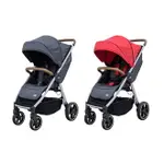 BRITAX ROMER B-AGILE M 豪華四輪推車(深空灰/熱情紅) 贈雨罩、杯架【甜蜜家族】