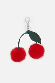 Plush Cherry Bag Charm