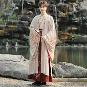 [JIMINISO] Dragon Embroidery Hanfu Men Tang Dynasty Adult Swordsman Robe Ancient Traditional Costume Hanfu Dress Cosplay Costume