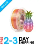 Silk Rainbow PLA Filament 1.75 mm - 1 KG Color Change 3D Printing Material