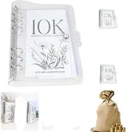 12-Month Envelopes Money Saving Challenge Binder, Budget Binder with Cash Envelopes, Easy and Funny Way to Save 2.5K/10K Dollars, Money Binder for Cash Saving (2.5k)