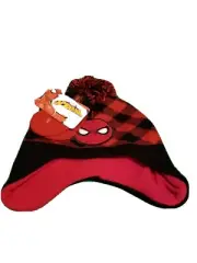 MARVEL SPIDER MAN BOYS' WINTER HAT & GLOVES SET ONE SIZE FITS MOST
