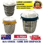 PREMIUM COLLAPSIBLE LAUNDRY HAMPER BASKET STORAGE BAG WASHING BIN TOY ORGANISER
