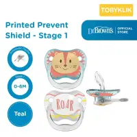 在飛比找蝦皮購物優惠-Dr BROWN'S 印花預防盾奶嘴嬰兒奶嘴內容 2 個動物