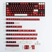 mintcaps PBT Keycaps Set 173 Keys Cherry Profile Doubleshot Custom Keyboard Red Keycaps ISO ANSI for Cherry MX 60% 65% 70% 75% 95% Mechanical Keyboards