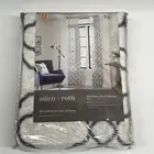 Allen + Roth Tilli 50x84-in Navy Light Filtering Back Tab Single Curtain Panel