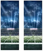 Hand Towels for Bathroom,Gym Towels for Working Out,Sports Towel,American Football Soccer Stadium,2-Pc