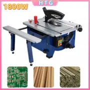 1800W Electric Mini Table Saw Wood Plastic Woodworking Bench Saw +Auxiliary Tool