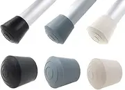 Lifeswonderful 16x Rubber Furniture Feet Ferrule Tips Caps Stoppers - Many Sizes & Colours Available - Ideal for Tables & Chairs - by (22mm, White)