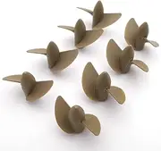 Toy Accessories 1PC M3 Thread Nylon Propeller 35mm 39mm 42mm 45mm 2 Blades Prop Left Right Hand Compatible with RC Boat Speed Mono CAT Toy Model Boat (Color : 35mm Left Hand)