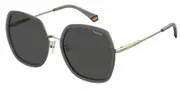Polaroid PLD 6153/G/S Polarized KB7/M9 Women’s Sunglasses Grey Size 58