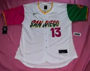 Baseball San Diego Jersey #13 Machado Size 48 QLD Seller.