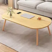 Coffee Table, Living Room Wood Table, Sofa Side Table, Office Tea Table, Garden Table, Bedroom Table A121 (E Wood, 80X40X42CM)