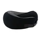 Airplane Head Neck Pillow Comfy Memory Foam Pillow for Airplane Office (Black) H