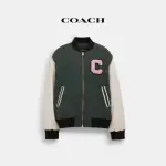 【COACH蔻馳官方直營】VARSITYCOACH夾克-森林綠色(CO848)