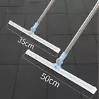 Magic Foam Squeegee Floor Brush Scrub Broom Scrubber Silicone Wiper Adjustable