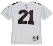 Atlanta Falcons Deion Sanders Mitchell & Ness White 1991 NFL Authentic Jersey XL