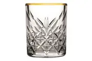 Pasabahce Timeless Golden Touch 60ml Shot Glasses - Set of 4