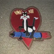 VMF-311 Fighter Squadron Three One One Patch Tomcats Korea