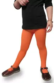 Girls Colored Tights Costume Dance Tights Orange